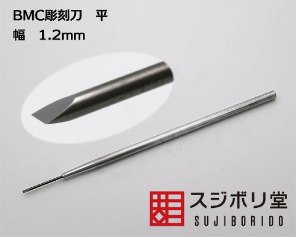 画像1: BMC彫刻刀　平刀　幅1.2mm (1)