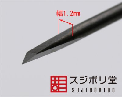 画像1: BMC彫刻刀　三角刀　幅1.2mm
